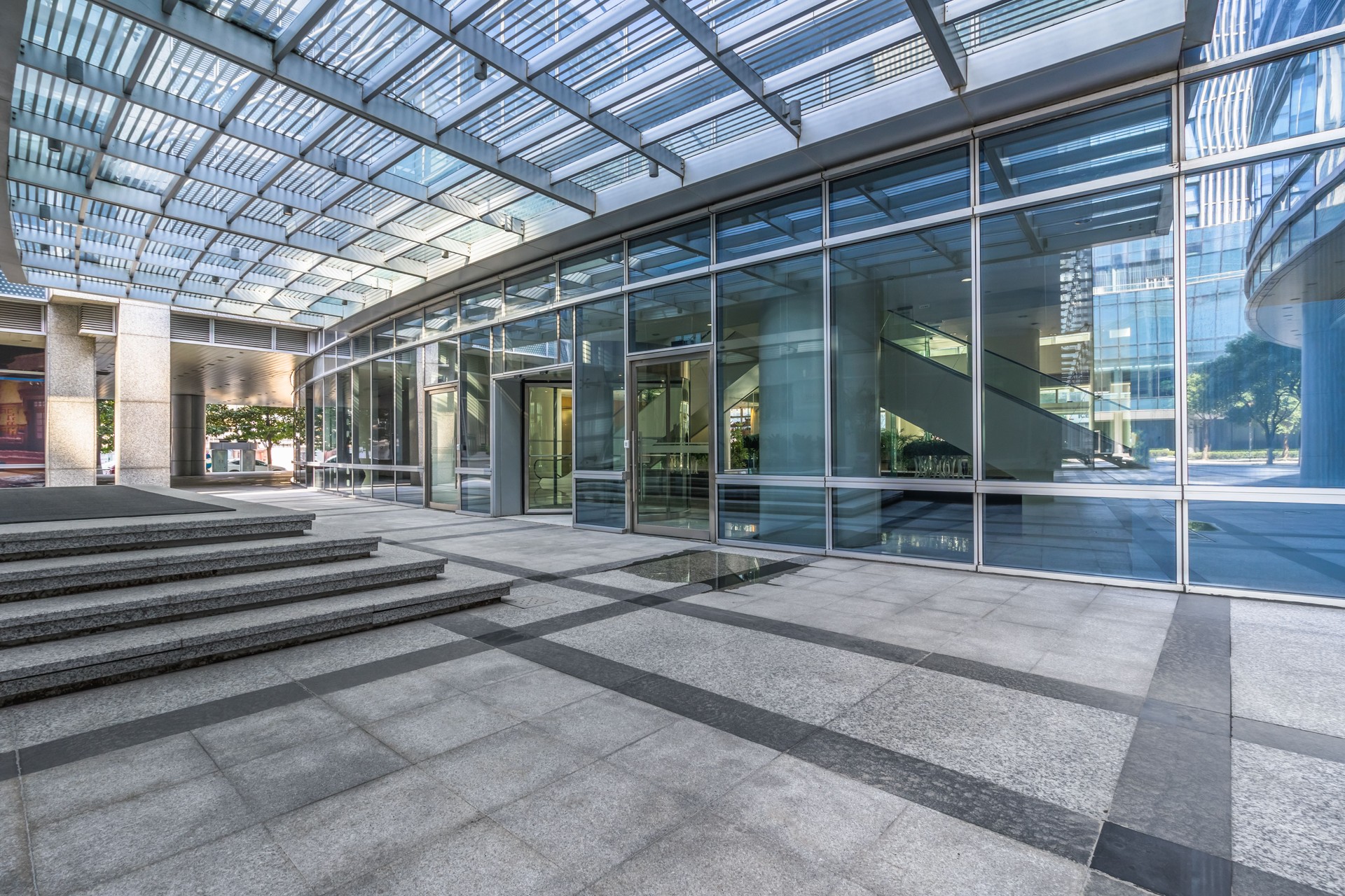 Modern office building